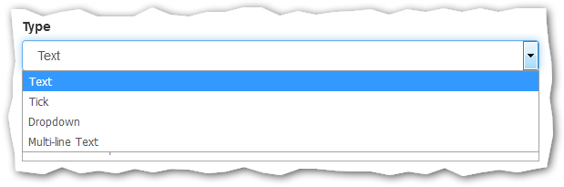 Available question types