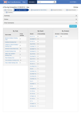 Entries Summary