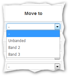 Move crew to band selection