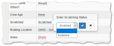 Remove Scratching Status.